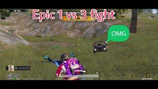 Epic 1v3  clutch | Every Pubg player watch this fight | RNJ