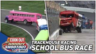 Chaotic School Bus Slobberknocker | 2023 Summer Shootout at Charlotte Motor Speedway