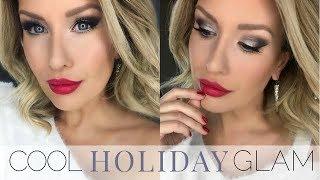 Cool Toned Makeup Tutorial | FIRE and ICE Collab w/Stephanie Marie | Holiday Glam