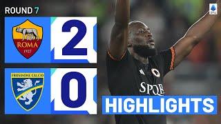 Roma-Frosinone 2-0 | Lukaku fires Roma to first win in three: Goals & Highlights | Serie A 2023/24