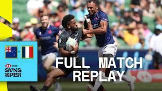 All Blacks overpower Le Bleus | New Zealand v France | Perth HSBC SVNS 2024 | Full Match Replay