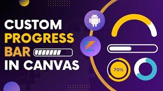 Custom progress bar in canvas jetpack compose - Android Studio