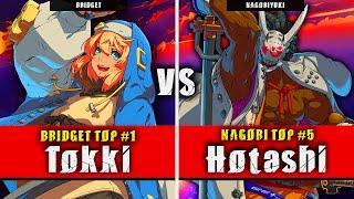 GGST | Tokki (Bridget) VS Hotashi (Nagoriyuki) | Guilty Gear Strive High level gameplay