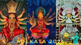 TOP 20 DURGA PUJA PANDAL IN KOLKATA 2024|BAGBAZAR|SANTOSH MITRA SQUARE|KOLKATA DURGA PUJA 2024