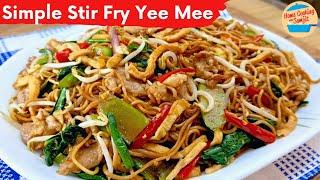 Simple Stir Fried Yee Mee Recipe