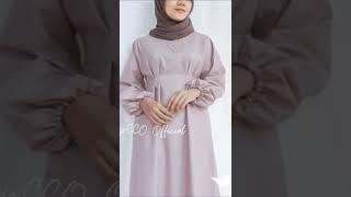 Rekomendasi Shopee Haul OOTD | Dress Gamis Lebaran Korean Style Look #shorts #short