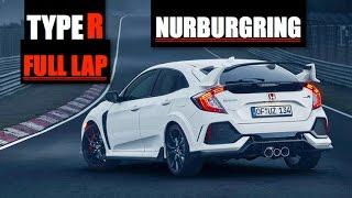 2018 Honda Civic Type R Nurburgring Full Lap - Inside Lane