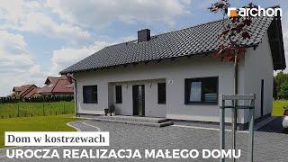 Dom w kostrzewach – Urocza realizacja małego domu I ARCHON+ Projekty Domów