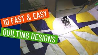   10 Fast & Easy Quilting Designs - Finish Your Quilt