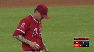 LAA@MIA: Chavez strikes out Riddle in the 2nd