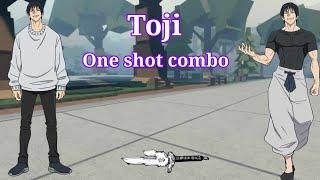 Toji One shot combo - Roblox Sorcerer Battlegrounds