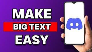 How To Make Big Text In Discord 2023 (Full Guide)