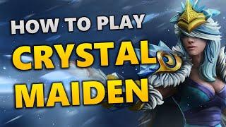 How To Play Crystal Maiden | Support Spotlight - Dota 2 Guide 7.33c