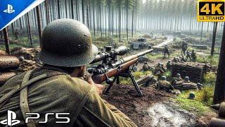 CLEARING GERMANS IN HURTGEN FOREST (PS5) Realistic ULTRA Graphics Gameplay [4K 60 FPS] Call of Duty