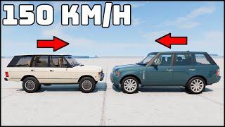 OLD vs NEW RANGE ROVER! 150 Km/H CRASH TEST! - BeamNg Drive