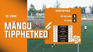 FC Tallinn - FC Elva I 3:4 I Esiliiga 22. voor I 2024