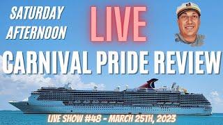 Carnival Pride Cruise Review