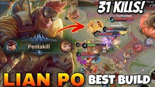 Lian Po -  Best Build | PentaKill + MVP Full Gameplay | Honor of Kings 2024 (Global)