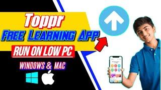 How to install Toppr - Free Learning app on Low Pc | Windows & Mac | Kaise Install Toppr App Laptop