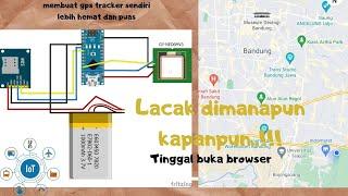 Membuat GPS motor | GPS mobil | GPS tracker internet of things | Berbasis arduino. #arduino