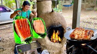 Amazing Master Chef! Cooks The Best Smoked Crispy Pork Belly for 24 Hours | Thai Street Food