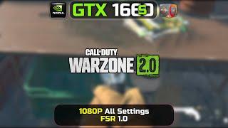 GTX 1660 Super | Call of Duty: Warzone 2.0 | 1080P | All Settings | FSR