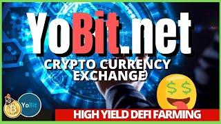 1300% APY Farming on Yobit Exhange for YOFARM tokens!