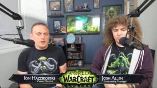 Legion Live Developer Q&A w/ Ion Hazzikostas- April 26, 2017