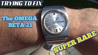 Can I fix the RAREST OMEGA WATCH ? - 50 Year old OMEGA BETA 21