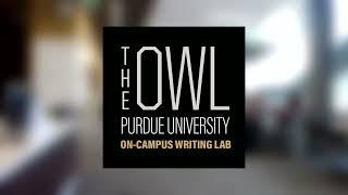 Quick Introduction to the Purdue OWL