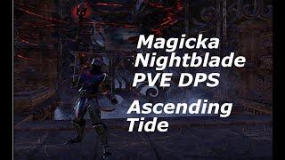 Elder Scrolls Online Magicka Nightblade PVE DPS Build: Ascending Tide: Easy to Get: NO TRIAL SETS!!