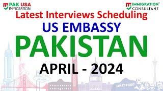 New Interview Letters | US Immigrant Visa Interview by US Embassy |NVC Interview Schedule APR - 2024