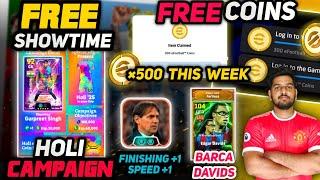 Free Showtime For Indian Users In E-FOOTBALL 25 | Free 500 Coins Thus Week & Free Selection Contract