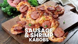 Sausage & Grilled Shrimp Kabobs