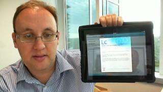 Adobe LiveCycle Mobile for iPad demo