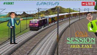 Live QnA Session | Apke Sawal Mere Jawab | Gameplay | Indian Train Simulator | Ishu K Tech | #Live