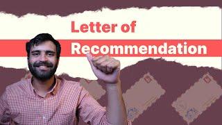 Letter of Recommendation - the Process | MS in the US