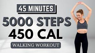 5000 STEPS WALKING WORKOUTAB FOCUSED Walking Workout for Weight LossKnee FriendlyNo Jumping
