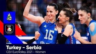 Turkey vs Serbia I CEV EuroVolley 2021 Women I Holidays Special