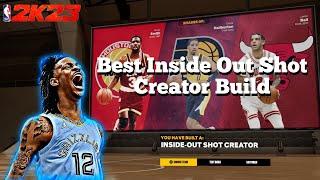 *NEW* NBA 2K23 THE BEST INSIDE OUT SHOT CREATOR BUILD!