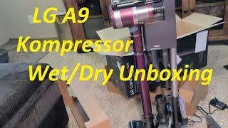 LG A9 Kompressor, With Wet Mop, Unboxing