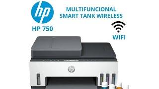 Cómo configurar en wifi celular  y otros dispositivos, impresora hp smart tank 750.