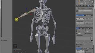 Skeleton rig and animation blender tutorial Blender ATX