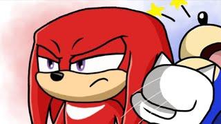 Knuckles Meets Sonia Again (Sonic Comic Dub)