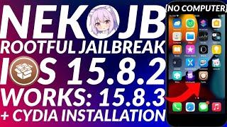 NekoJB Rootful iOS 15.8.2/15.8.3 Jailbreak Cydia | Jailbreak iOS 15.8.2/15.8.3 Cydia | NekoJB Cydia