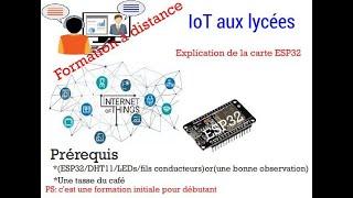 Explication de la carte ESP32