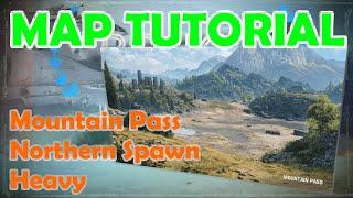 MOUNTAIN PASS North Heavy | World of Tanks Map Tutorial | WoT with BRUCE