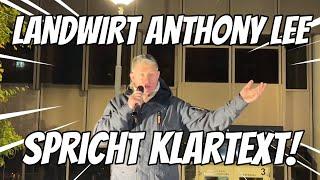 KLARTEXT!  Landwirt Anthony Lee rechnet HART mit der Ampel Regierung ab! Demo Bielefeld Neuwahlen!