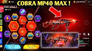 NEW EVO VAULT COBRA MP40 MAX| FREE FIRE NEW EVENT| FF NEW EVENT TODAY| NEW FF EVENT|GARENA FREE FIRE