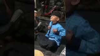 Heboh Bocil viral dengar Hadrah  goyang" kepala. #sholawat#bocilviral#shakermania#hadrahalbanjari